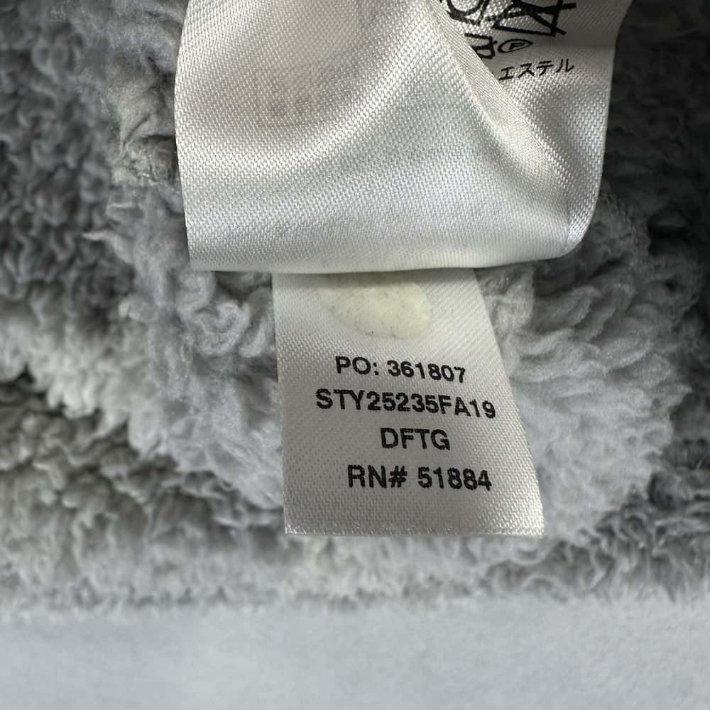 Patagonia Los Gatos Womens Large 1/4 Zip Fleece Soft Pullover Jacket Grey 25235 - Picture 9 of 9